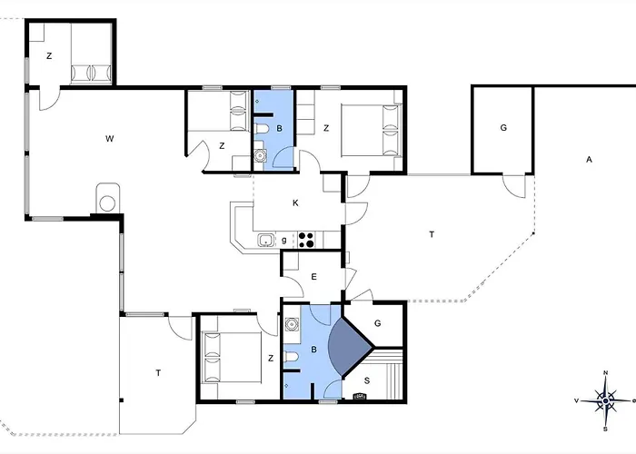 Feriehus Bl1227-saltum-porsevej-31 *